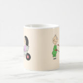 Paar mit Schubkarre コーヒーマグカップ (中央)