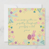 Paashaasje met chocolade ei カード (裏面)