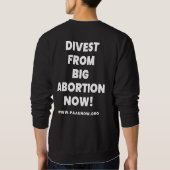 PAAU Logo & Divest Back sweatshirt スウェットシャツ (裏面)