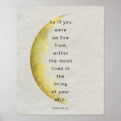 Pablo Neruda Celestial Poem Poster ポスター (正面)