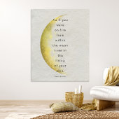 Pablo Neruda Celestial Poem Poster ポスター