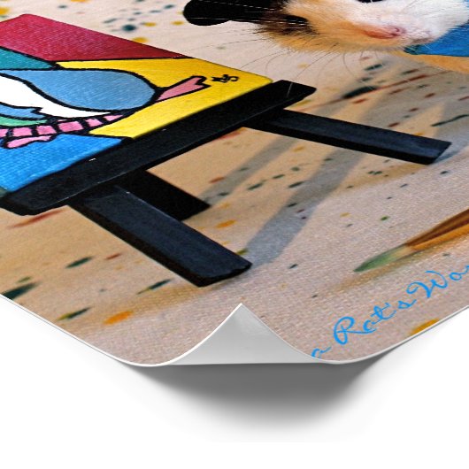 Pablo Racasso - The Rat Painter ポスター (角)