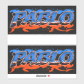 Pablo Vorname Name Graffiti Aufkleber Sticker シール (シート)