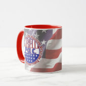 PAC認定医助手愛国旗 マグカップ (正面左)