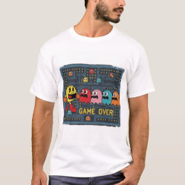 Pac-Man Game Over T-Shirt – Retro Arcade Gaming Te Tシャツ