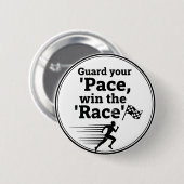 Pace Race Wisdom Button: Win Life's Game 缶バッジ (正面&裏面)