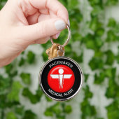 Pacemaker Medical Alert - Button Keychain キーホルダー (手)