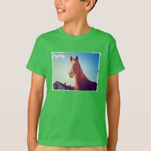 Pachaの子供の豪華版のオーガニックなティー Tシャツ