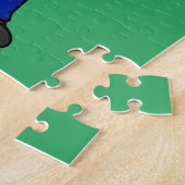 Pachycephalosaurus警察官。 ジグソーパズル (側面)