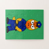 Pachycephalosaurus警察官。 ジグソーパズル (横)