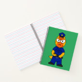 Pachycephalosaurus警察官。 ノートブック (内部)