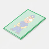 Pachycephalosaurus警察官。 ポストイット (アングル)