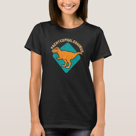 Pachycephalosaurus Dinosaur Prehistoric Animal Pal Tシャツ (正面)