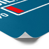 Paciencia 1% Patience At 1% Low Battery Funny Humo ポスター (角)