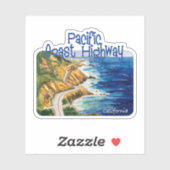 Pacific Coast Highway 1, California シール (シート)