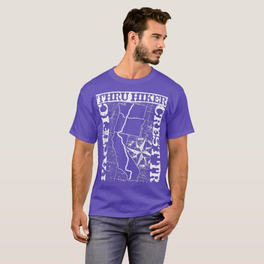 Pacific Crest Trail Thru Hiker Shirt PCT Hiking Tシャツ (正面フル)