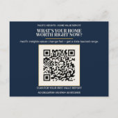Pacific Heights Luxury Home Value QR Code Realtor  ポストカード (正面)