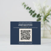 Pacific Heights Luxury Home Value QR Code Realtor  ポストカード (スタンド正面)