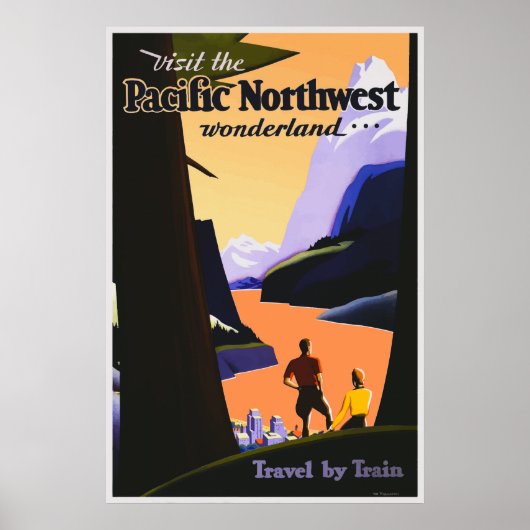 Pacific Northwest Wonderlandのポスターを訪れる ポスター (正面)