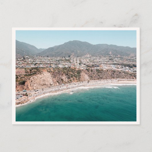 Pacific Palisades Aerial View of PCH ポストカード (正面)