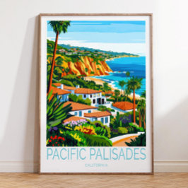 Pacific Palisades Californiaポスター、Pacific Palis ポスター