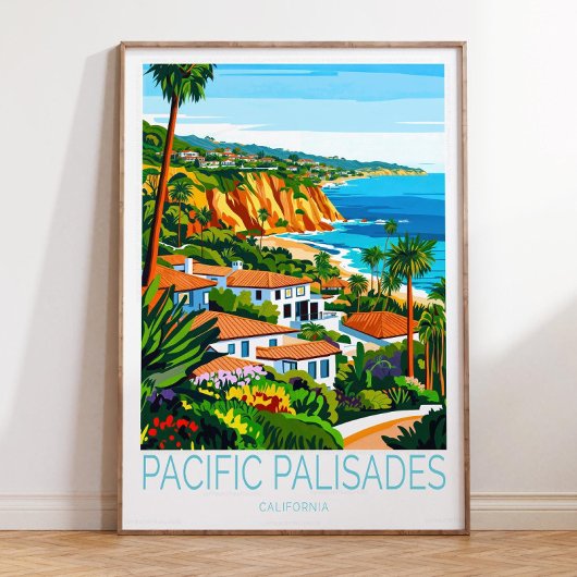 Pacific Palisades Californiaポスター、Pacific Palis ポスター