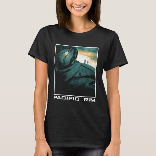 Pacific Rim Gold & Blue Poster Tシャツ (正面)