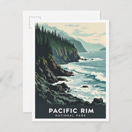 Pacific Rim National Park Canada Travel ポストカード (正面/裏面)
