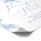 Pacifier Hunt Toile de Jouy Safari animals ポスター (角)