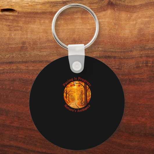 Pacing Is Progress Self-care - Nature Walk Gift キーホルダー (正面)