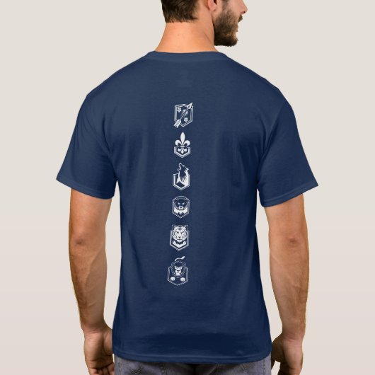 Pack29 - GGブリッジ メンズショーツ Tシャツ (裏面)