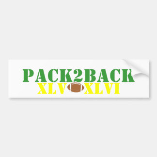PACK2BACK VLV - XLVI バンパーステッカー