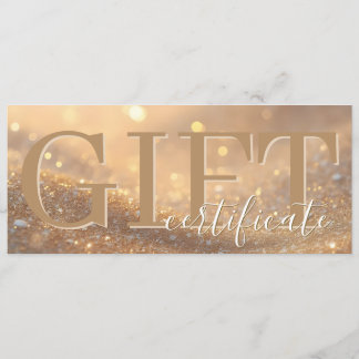 Pack DISCOUNT - Elegant Luxury Gift Certificate アドバイスカード