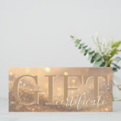 Pack DISCOUNT - Elegant Luxury Gift Certificate アドバイスカード (スタンド正面)