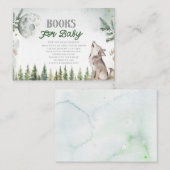 Pack Forest Wolf Booksへようこそ(ベビー) エンクロージャーカード (正面/裏面)