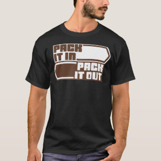 PACK IT IN, PACK IT OUT - No 離れ Trace Ethic Rag Tシャツ