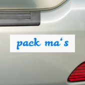 pack ma's Bayern bayrisch bayerisch バンパーステッカー (車上)