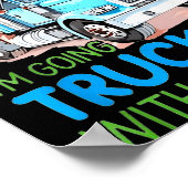 Pack My Diaper Bag Im Going Trucking With Grandpa ポスター (角)