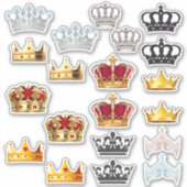 Pack of 20 stickers My crowns シール (正面)