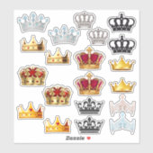 Pack of 20 stickers My crowns シール (シート)