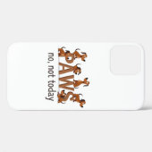 Pack of Paws:おもしろい犬の分隊 – "いいえ、今日ではない" Case-Mate iPhoneケース (裏面 (横))