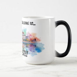 Pack your bags Budapest モーフィングマグカップ