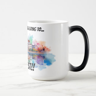 Pack your bags Budapest モーフィングマグカップ