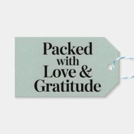 Packed with Gratitude ギフトタグ