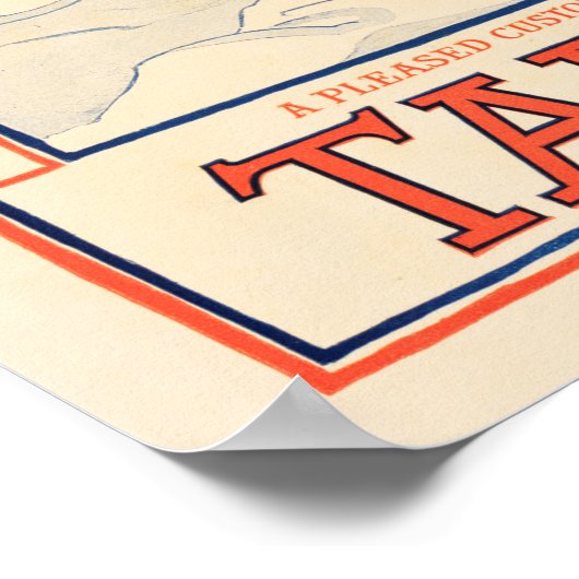 PACKER'S Tar Soap Hair Shampoo Saloon Advertising ポスター (角)