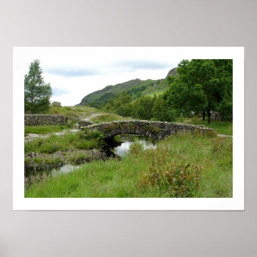 Packhorse Bridge at Watendlath ポスター (正面)