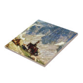 "Packin'" Western Art by Edgar Payne タイル (側面)