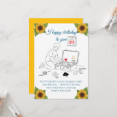 Packing for the next chapter,Birthday カード (正面/裏面インサイチュ)