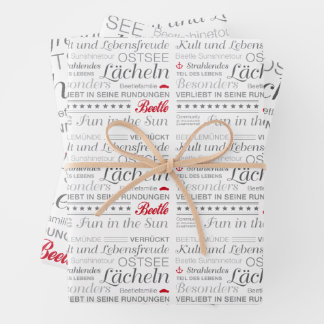 Packpapier Blätter Set ラッピングペーパーシート