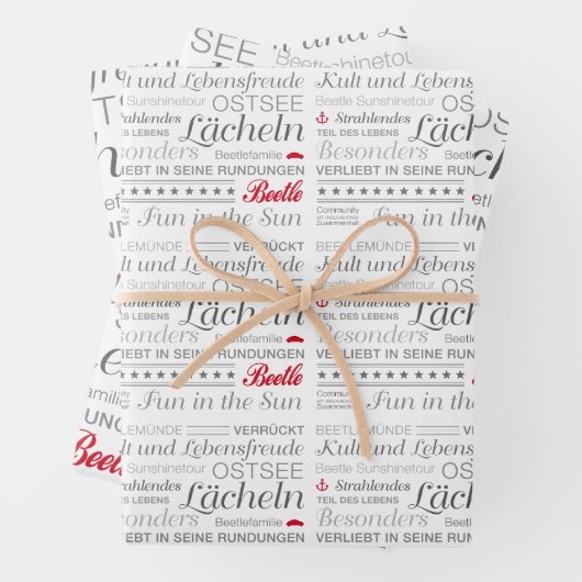 Packpapier Blätter Set ラッピングペーパーシート (インサイチュ)